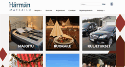 Desktop Screenshot of harmanmatkailu.fi